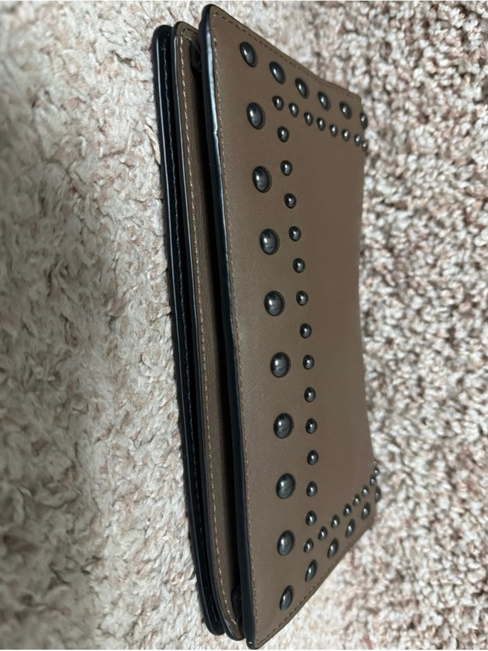 Coach Foldover Crossbody Clutch with Western Rivets - Picture 3 of 7